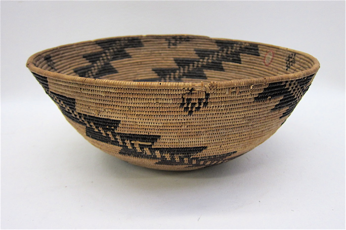 MAIDU INDIAN BASKET finely coiled