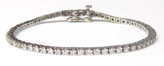 DIAMOND AND WHITE GOLD BRACELET 16e320