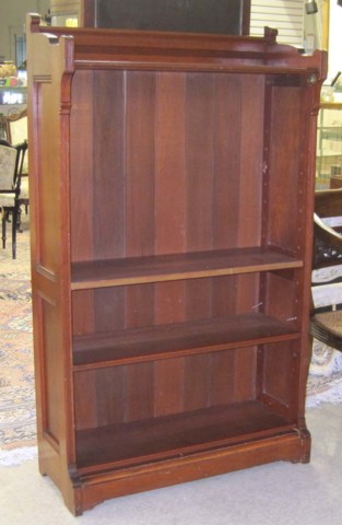 LATE VICTORIAN CHERRY BOOKCASE