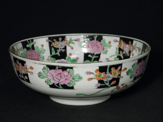 A Nippon Japanese porcelain bowl. Hand