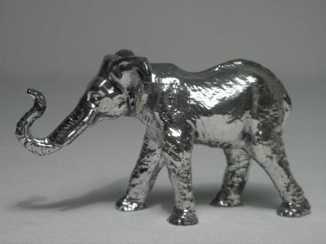Small sterling silver sculpture