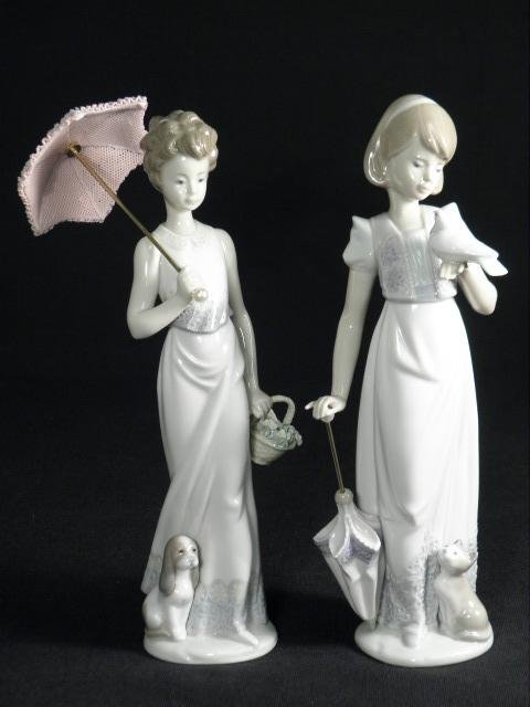 Lot of two Lladro Spanish porcelain 16bd05