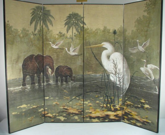 A large Chinese hand painted wall 16bfc3