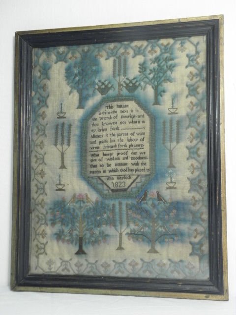 An early American cross stitch