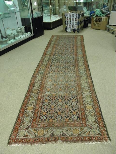 A Caucasian wool runner with a 16bfda