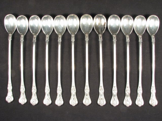 A set of twelve sterling silver 16c00f