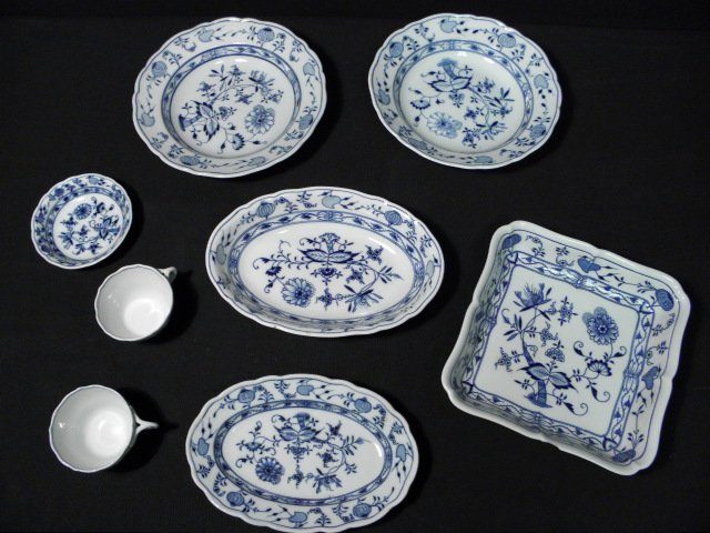 Lot of assorted German blue and white