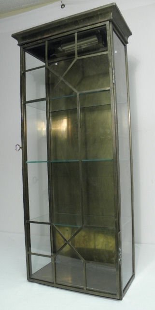 Italian brass and glass hanging 16c069
