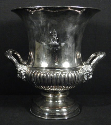 English silver plated champagne