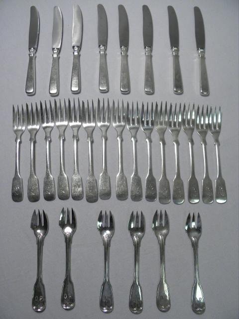 An assortment of mixed German silver 16c075