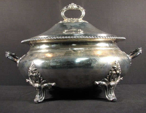 Large continental silver plated
