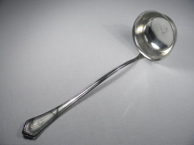 German .800 silver punch ladle. Unknown