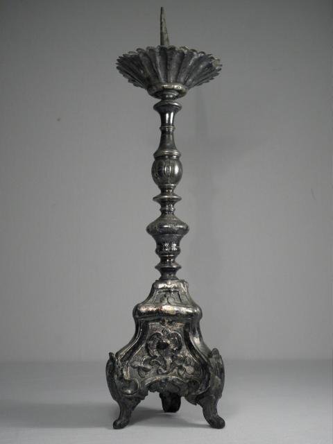 A 19th century altar candlestick