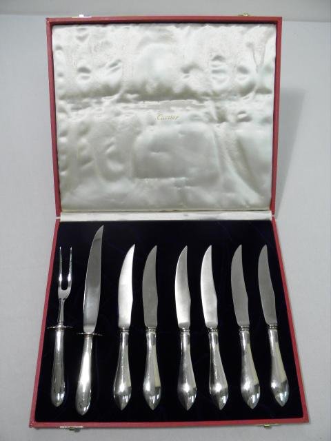 Cartier boxed set of six steak 16c138