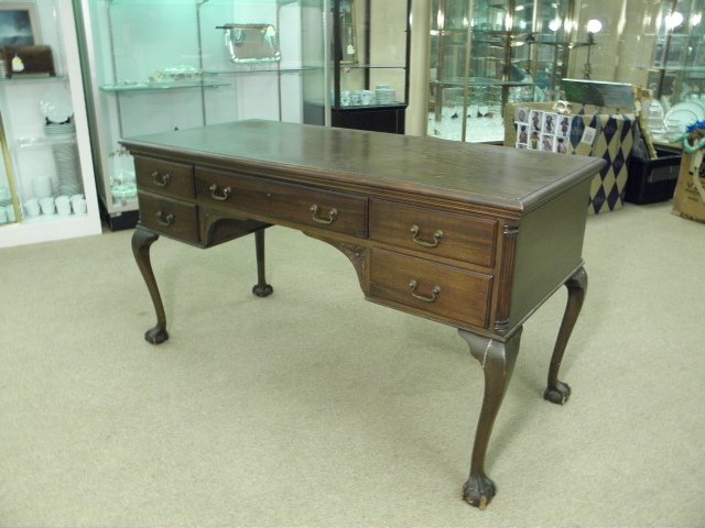 Chippendale style desk with a mahogany