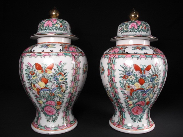 20th century Chinese ginger jars 16c2e7