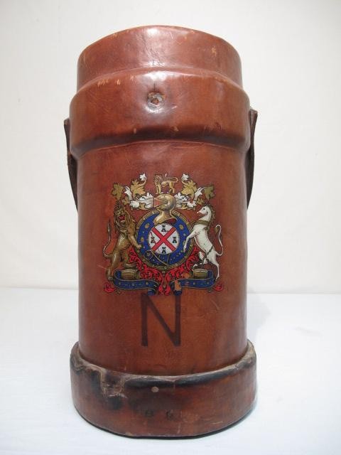 An English Leather fire bucket 16c2fc