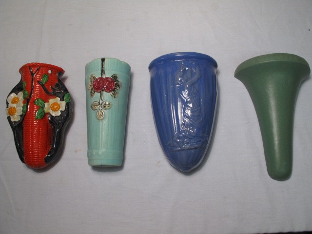 Group lot assorted pottery wall 16c2f6