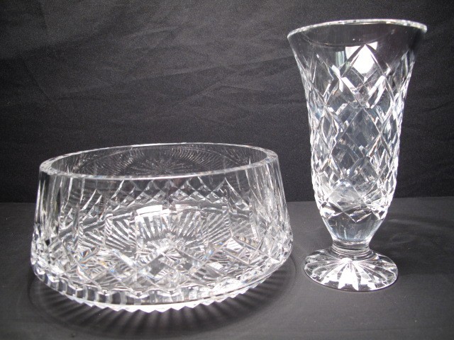 Two pieces Waterford Irish cut