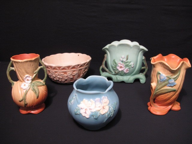 Group lot Weller art pottery. Includes