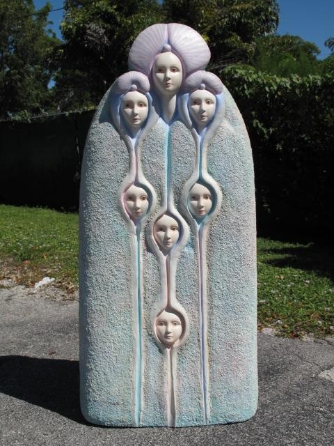 Sergio Bustamante ceramic sculpture.