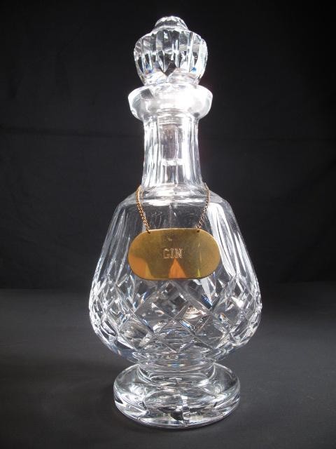 Waterford crystal decanter Signed 16c34e