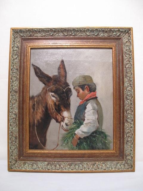 19th century unsigned painting 16c372
