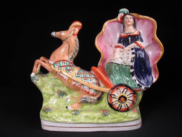 Rare 19th century porcelain Staffordshire