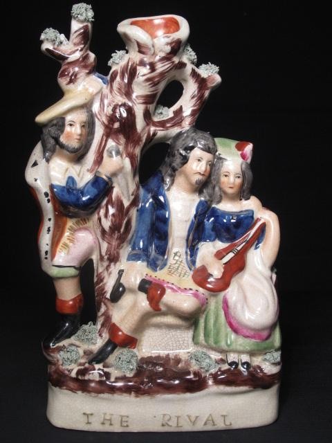 Large 19th century English Staffordshire