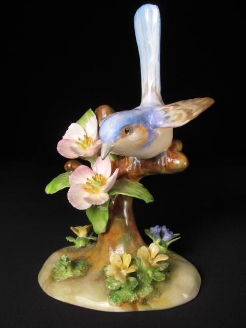 Royal Crown Staffordshire bluebird