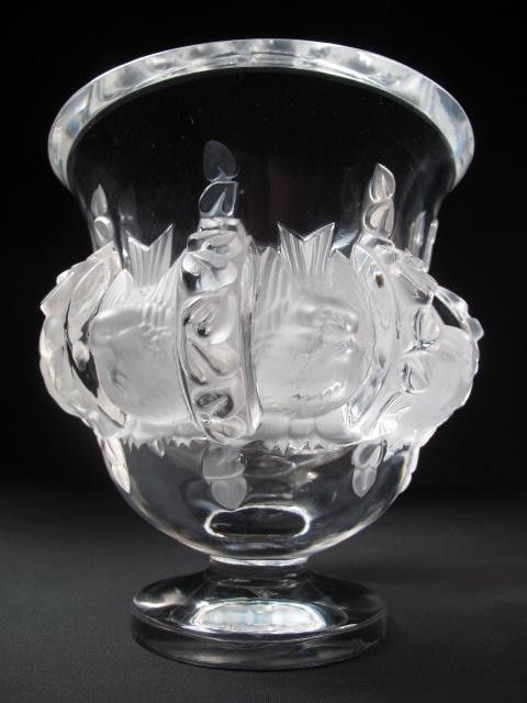 Lalique crystal compote Etched 16c3c2