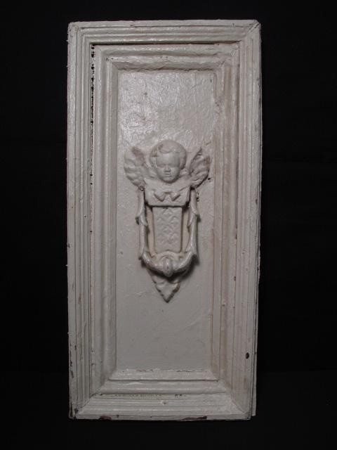 Victorian painted wood panel with 16c3d0