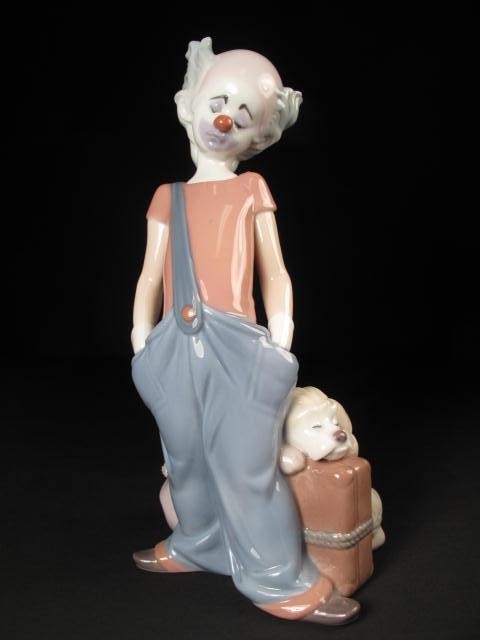 A Lladro porcelain clown figure. 1996