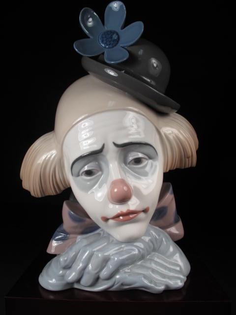 Large Lladro porcelain bust of