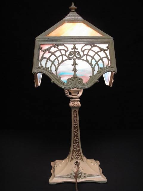 Early 20th century boudoir lamp