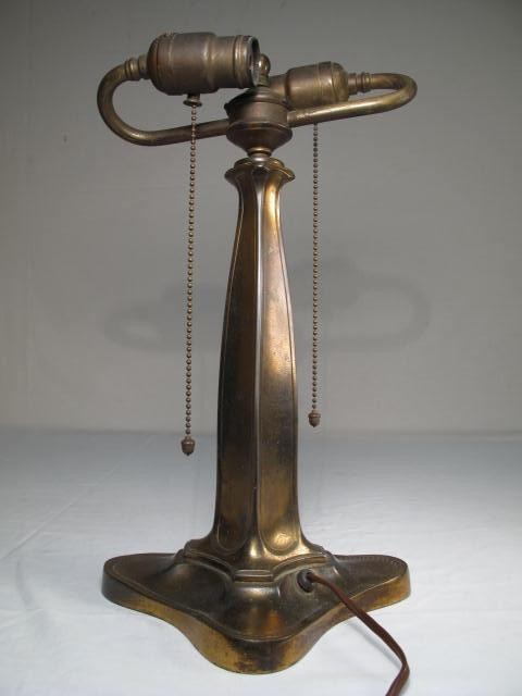 Signed Pairpoint double arm lamp