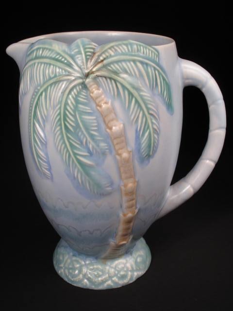 Beswick art pottery jug with relief