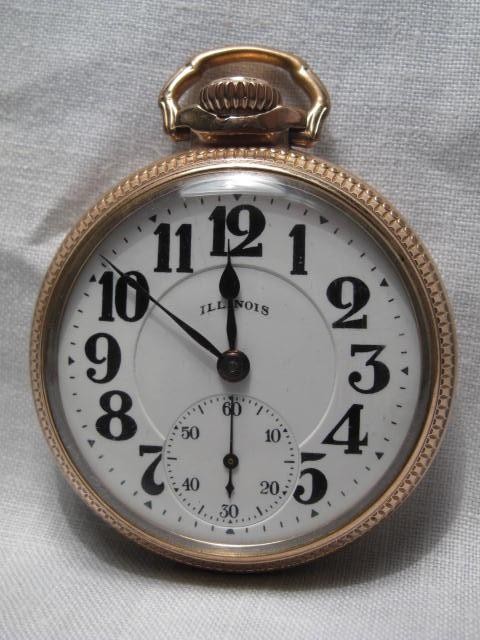 Size 17 pocket watch with Illinois