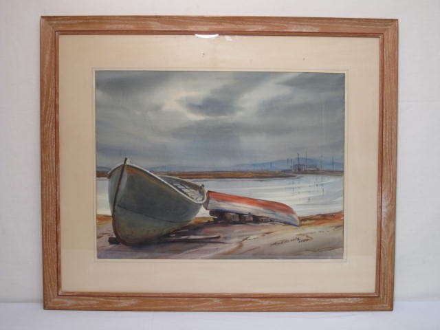 Framed watercolor painting by Daniel 16c4e9