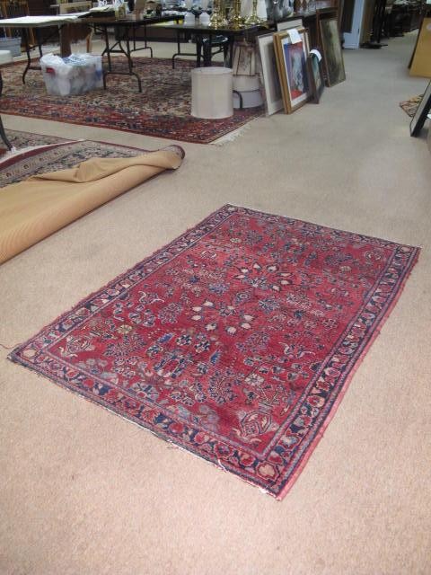 Antique hand woven oriental rug  16c4ea