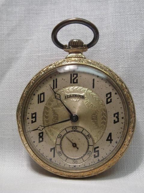 Size 10 pocket watch with Illinois 16c4fe