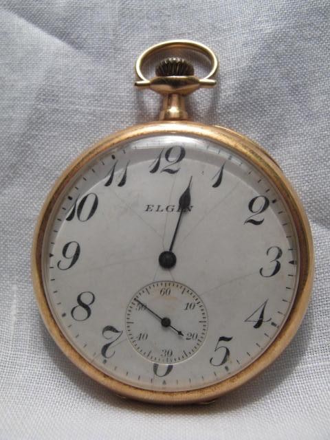 Elgin open face large Arabic numeral
