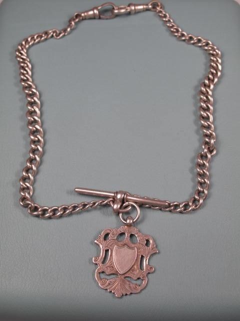 Sterling silver watch chain with