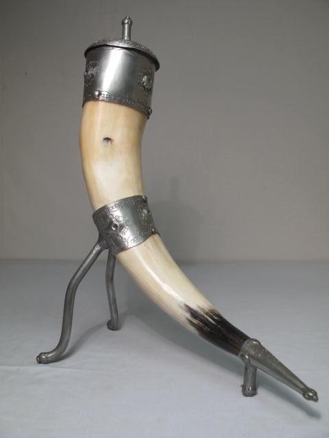 Norwegian drinking horn wine horn  16c556