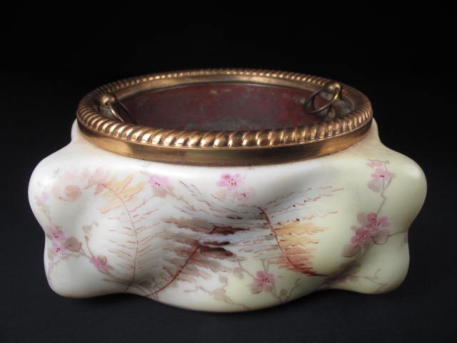 Wavecrest porcelain and brass cache