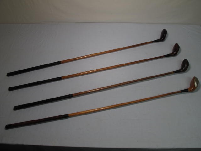 Fancy face wood shaft golf clubs  16c576