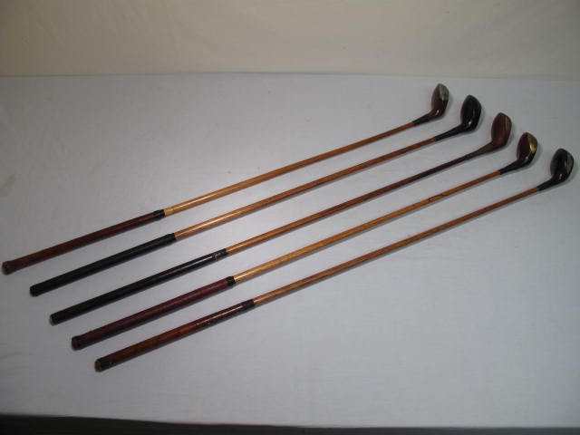 Fancy face wood shaft golf clubs  16c58f