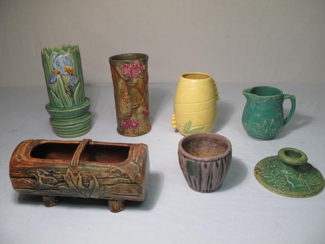 Group lot of assorted Weller art pottery.