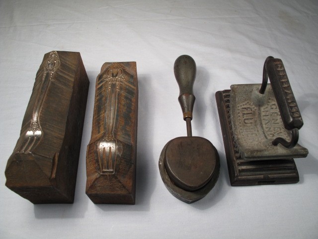 Group of antique cast iron items.