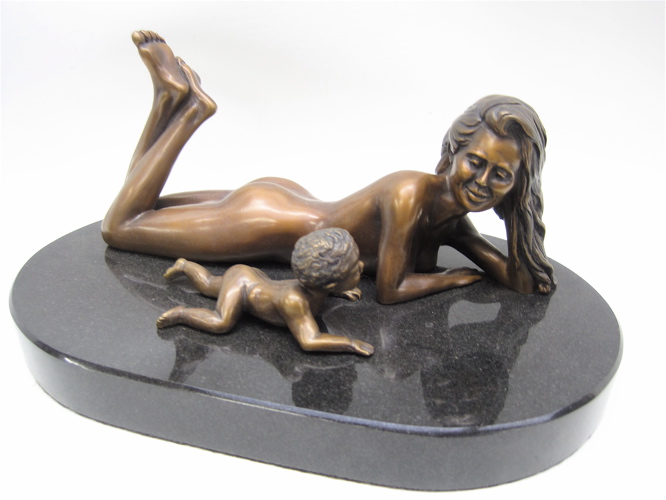 RIP CASWELL ORIGINAL BRONZE FIGURATIVE 16f305